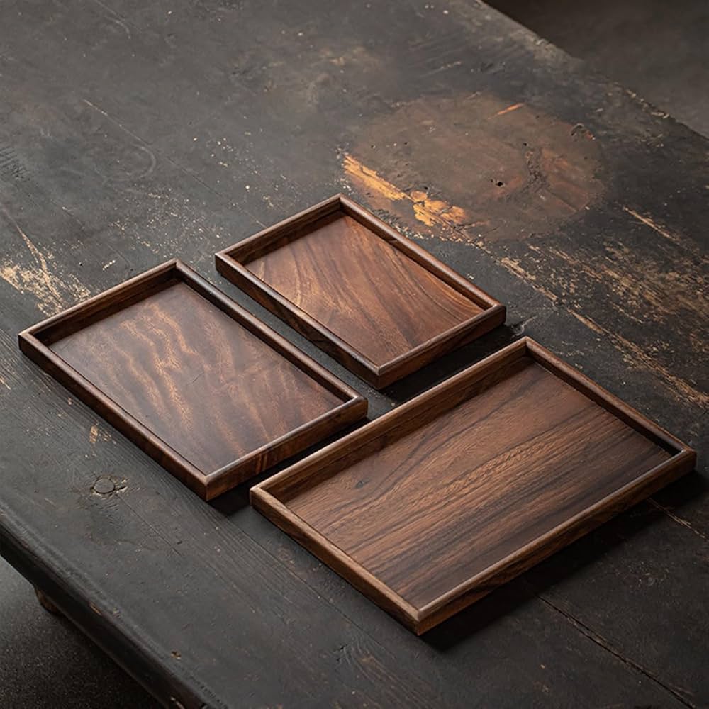 瓢箪型の大きい木のお盆 瓢箪型の大きい木のお盆